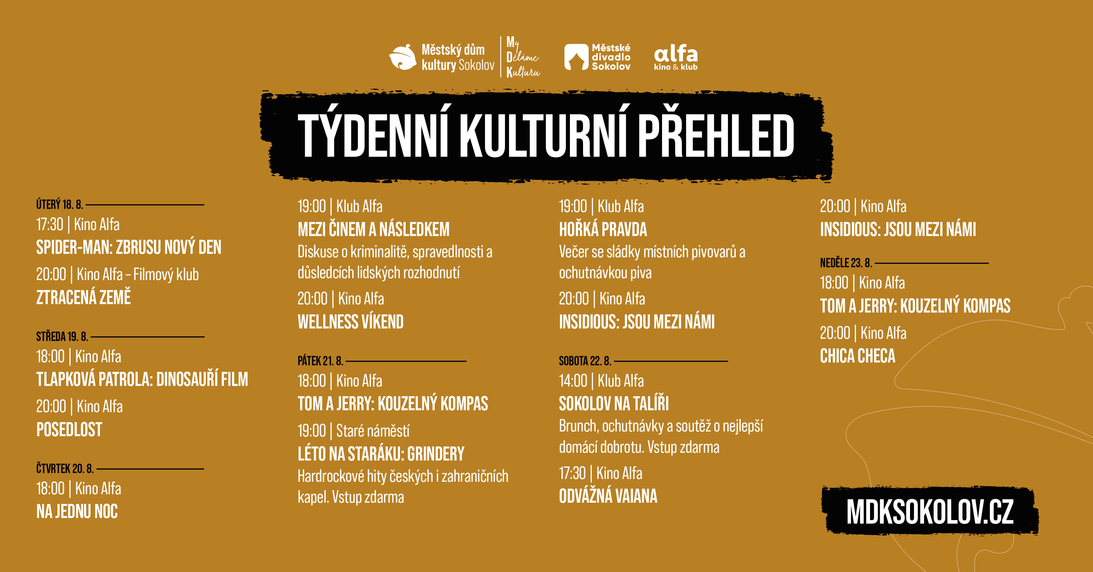 týdenní přehled