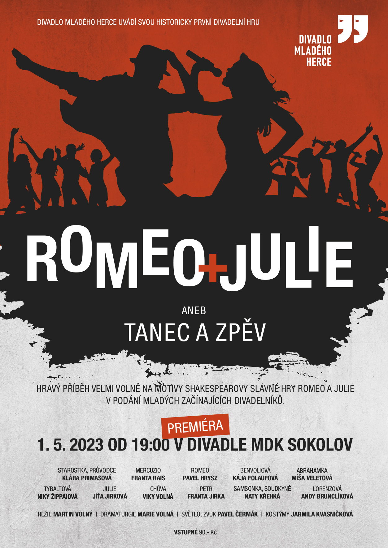 Romeo a Julie aneb Tanec a Zpěv -Městské divadlo, 5. května 655, Sokolov